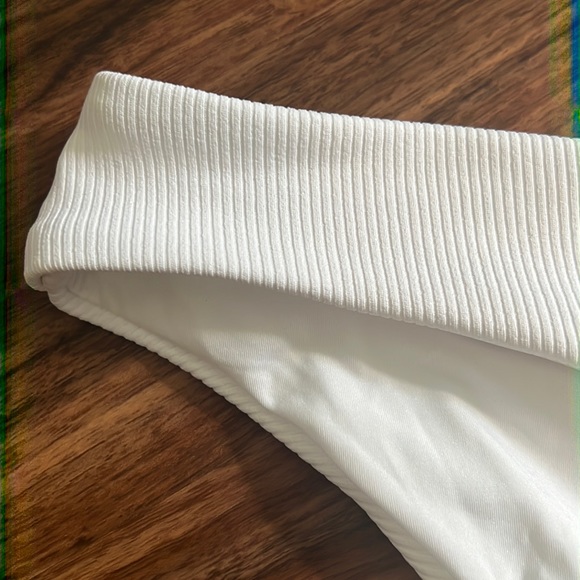 Becca Adela Fine Line Ruched Hipster Bikini Bottom - Picture 7 of 12